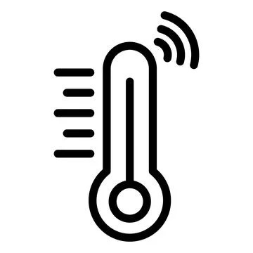 Thermometer Vector Icon Design Illustration Illustrazione stock