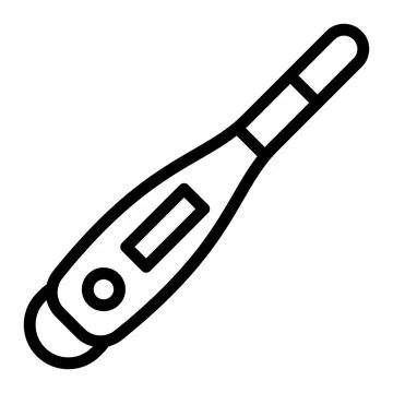 Thermometer Vector Icon Design Illustration Stock Illustration