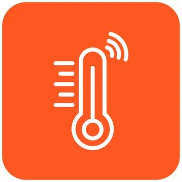 Thermometer Vector Icon Design Illustration Stock Illustration