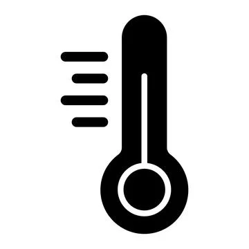 Thermometer Vector Icon Design Illustration Illustrazione stock