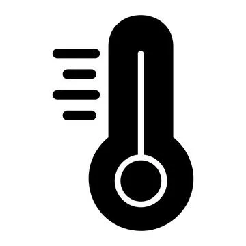 Thermometer Vector Icon Design Illustration Stock Illustration