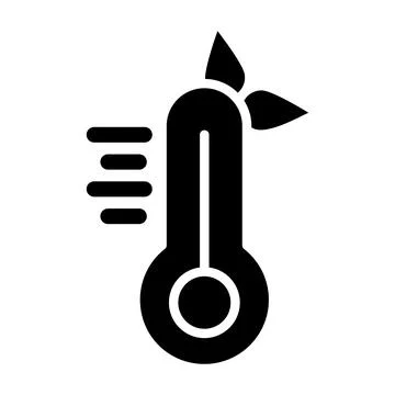 Thermometer Vector Icon Design Illustration Illustrazione stock