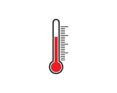 Thermometer vector icon illustration Illustrazione stock