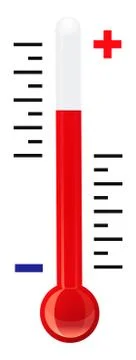 Thermometer vector Stock Illustration