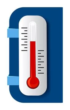 Thermometer vector Stock Illustration
