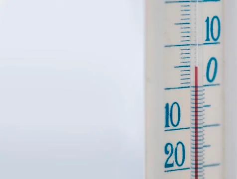 Thermometer In Window Stock Photos