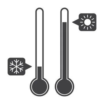 Thermometers Vector Illustration Stock Illustration