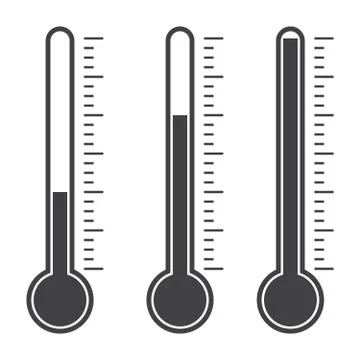 Thermometers Vector Illustration Stock Illustration