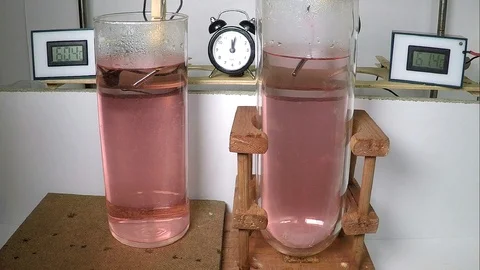 Thermos flask comparision Stock Footage 103092010