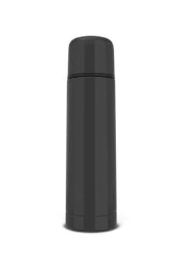 Thermos for hot drinks Illustrazione stock