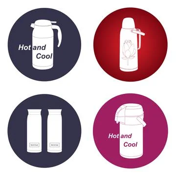 Thermos icon Stock Illustration