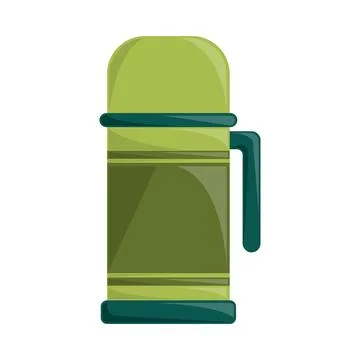 Thermos icon isolated Illustrazione stock