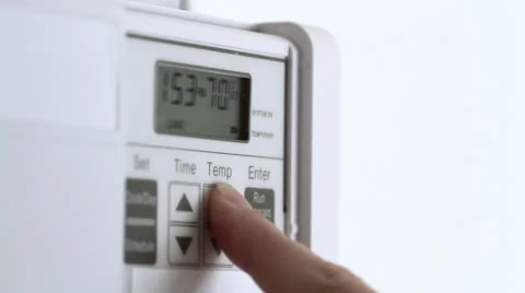 Thermostat 72 Stock Footage 25319665