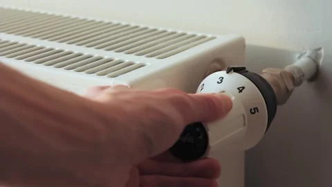 Thermostat and battery temperature controller with digits 库存影片 242503397