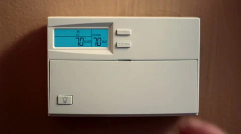 Thermostat Stock Footage 976220