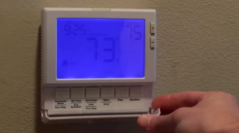 Thermostat On 動画素材 41387430