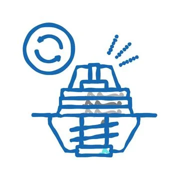 Thermostat replacement color icon vector isolated illustration Stock Illustration