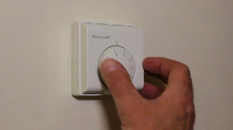 Thermostat turned on Stock Footage 38193058