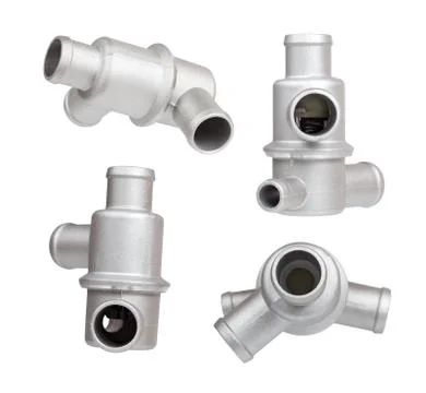 Thermostats of car engine from different angles Stock Photos