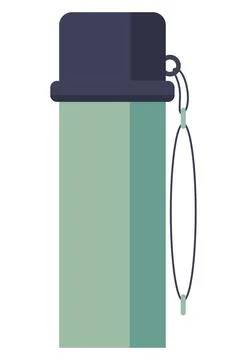 Thermus reusable plastic container Stock Illustration