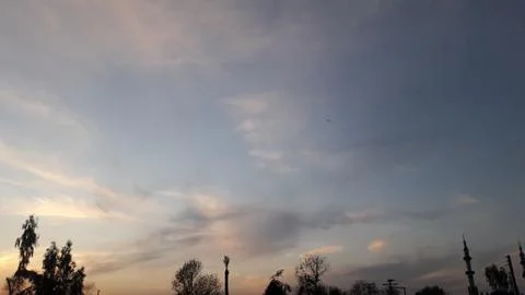 These are some clouds flying on the sky Stock Photos
