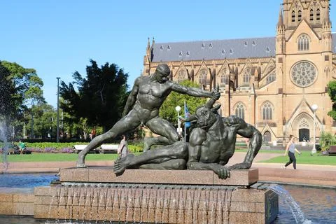 Theseus and the Minotaur Stock Photos