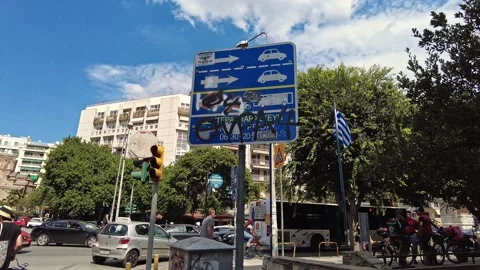 THESSALONIKI, GREECE, SEPTEMBER 7, 2021: Church of the Trasfiguration of the  Видео 160624924