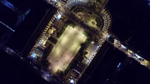 Thessaloniki by Night 스톡 동영상 77830784