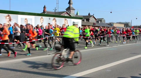 They all keep running Video stock 36783694