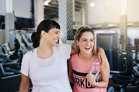 They uplift each other through motivation Foto stock