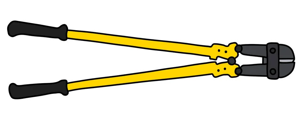 Theyellow big splitters Stock Illustration