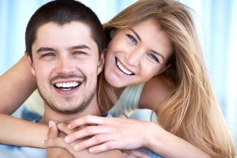 Theyve got a similar sense of humour. Cropped head and shoulders shot of a happy Stock Photos