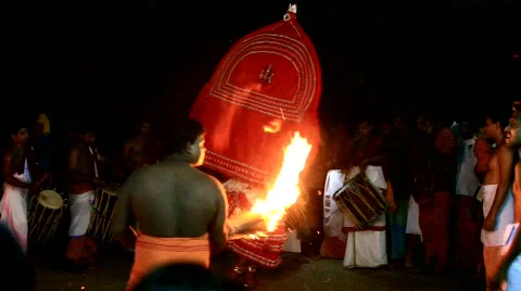 Theyyam Stock Footage 656835