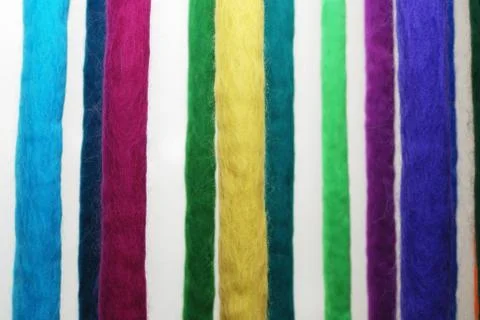 Thic multicolored theads Stock Photos