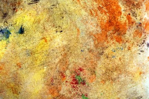 Thick abstract paint close up vibrant colour for background heavy lines Stock Illustration