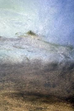 Thick abstract paint close up vibrant colour for background heavy lines Stock Illustration