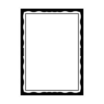 Thick abstract rectangle border frame vector illustration for creative design 库存插图