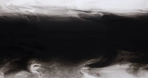A Thick Black Ink Cloud Stock Footage 170616776