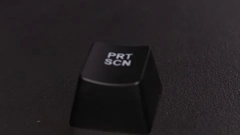 The thick black mechanical keyboard key black surface rotates 360 degrees Stock Footage 250977445