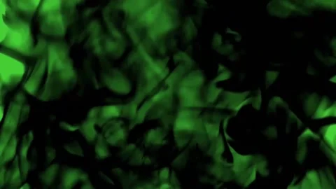 Thick Black Smoke and Fire Overlay on Green Screen Video stock 336713467