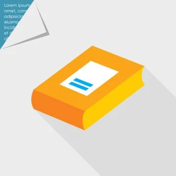 Thick book icon 스톡 일러스트