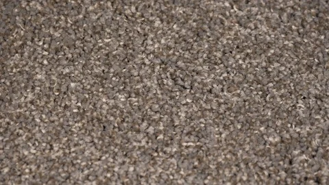 Thick brown carpet rotating closeup 4k Stock Footage 108009857