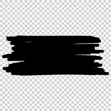 Thick brush stroke banner 스톡 일러스트