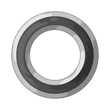 Thick circle illustration イラスト素材