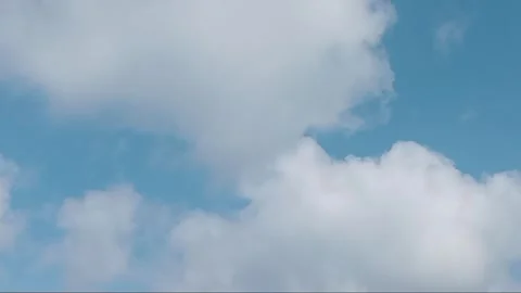 Thick clouds blown by strong winds Stock Footage 313968001