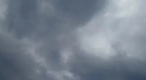 Thick clouds carried by the wind Stock Footage 221014525
