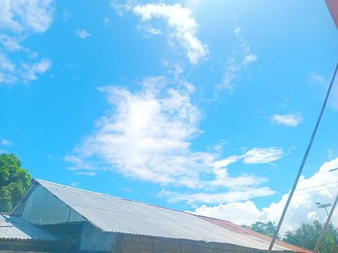 Thick clouds during the day Stock Photos