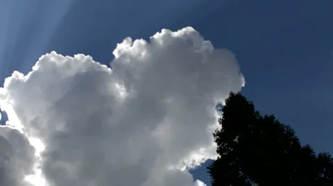 Thick clouds Video stock 1457698