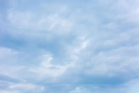 Thick clouds in the sky. Cloudy weather with clouds and clouds. On the sky cl Stock Photos