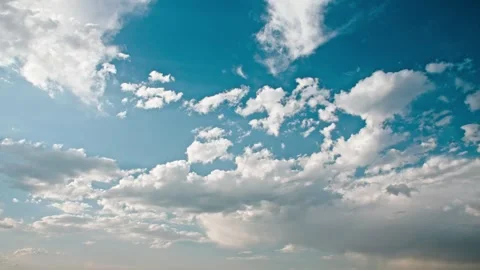 Thick clouds in the sky - time-lapse Stock Footage 257892021